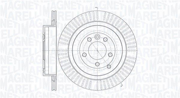 MAGNETI MARELLI Тормозной диск 361302040428